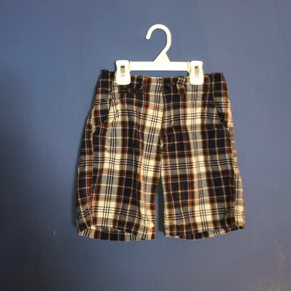 Plaid shorts size 6